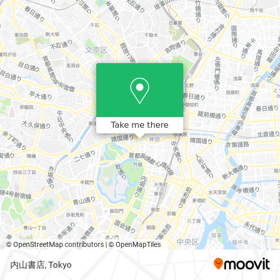 内山書店 map