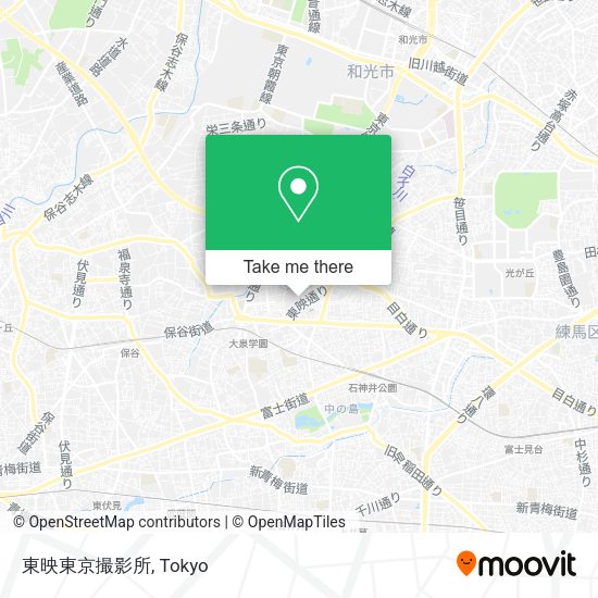 東映東京撮影所 map