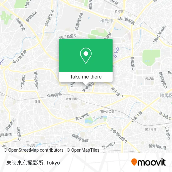 東映東京撮影所 map