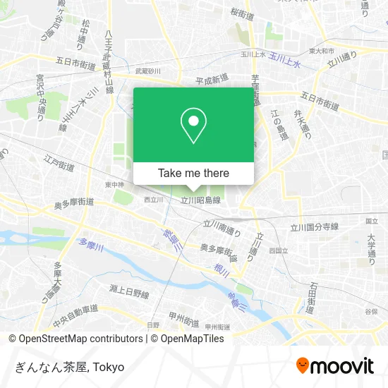 ぎんなん茶屋 map