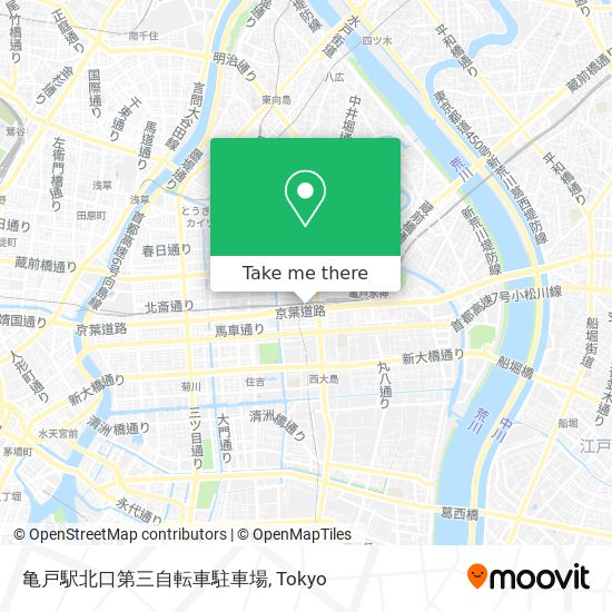 亀戸駅北口第三自転車駐車場 map