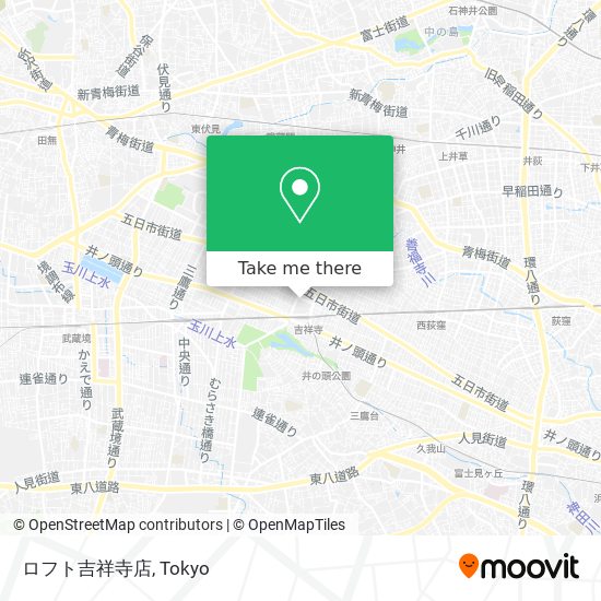 ロフト吉祥寺店 map