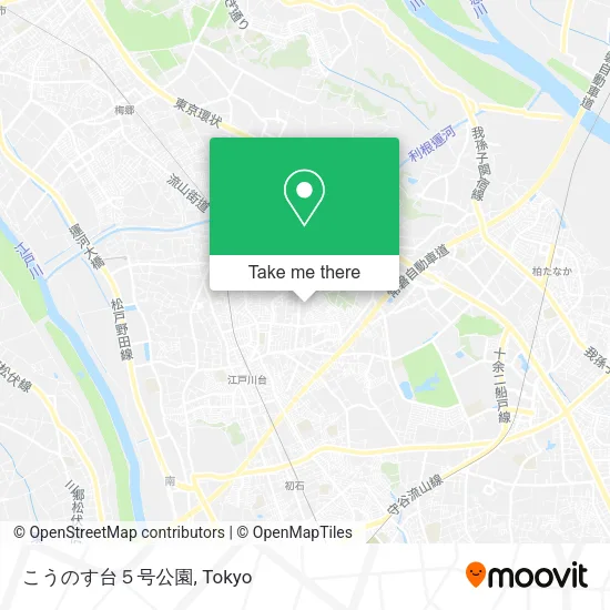 こうのす台５号公園 map