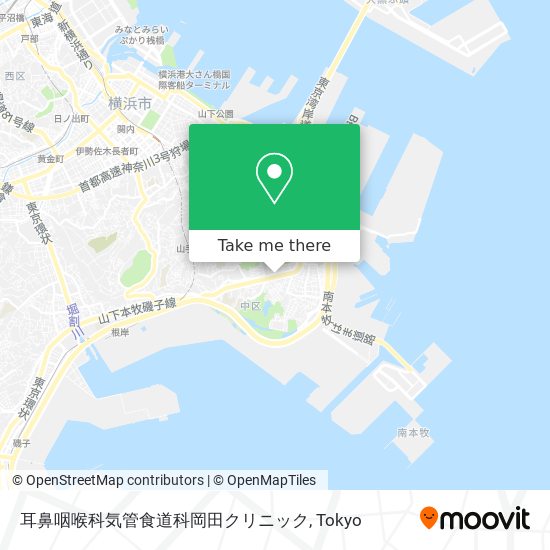 耳鼻咽喉科気管食道科岡田クリニック map