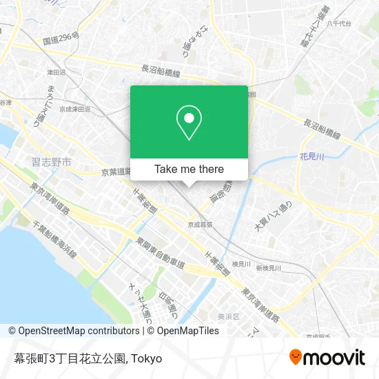 幕張町3丁目花立公園 map