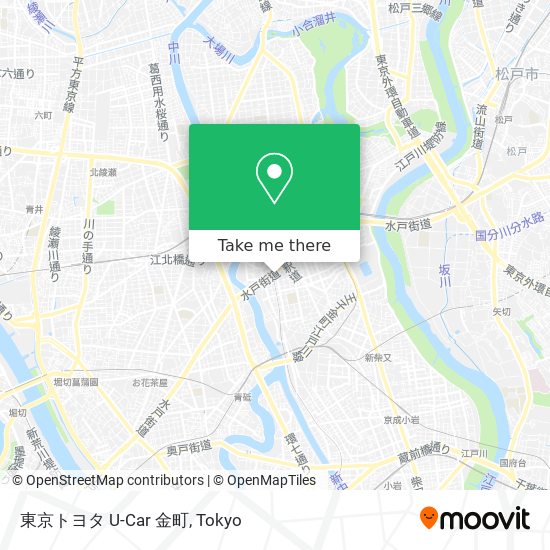 東京トヨタ U-Car 金町 map