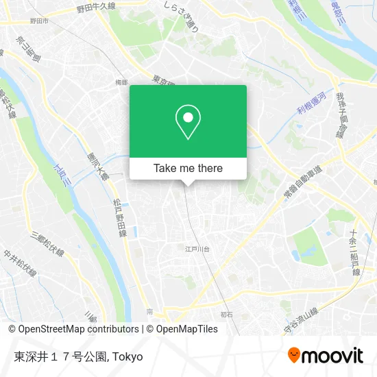 東深井１７号公園 map