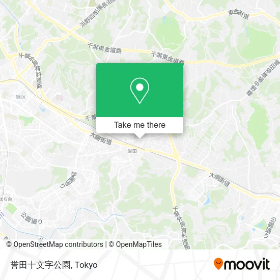 誉田十文字公園 map