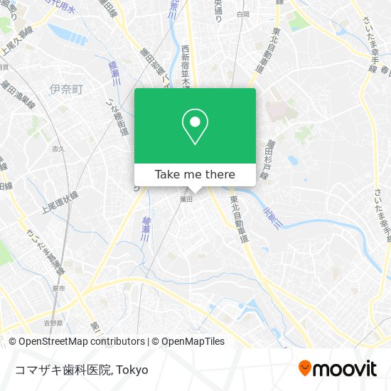 コマザキ歯科医院 map