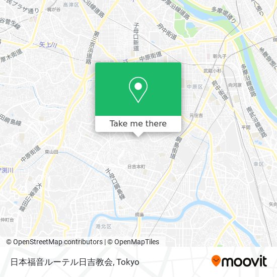 日本福音ルーテル日吉教会 map