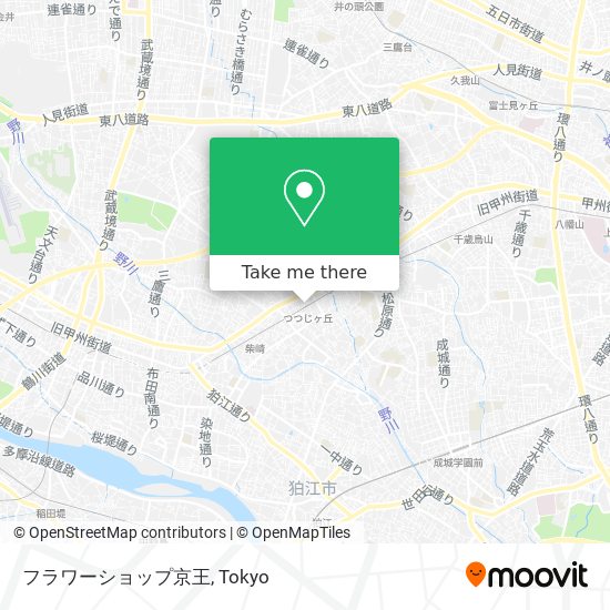 フラワーショップ京王 map