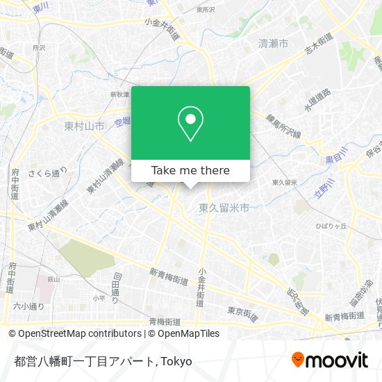 都営八幡町一丁目アパート map
