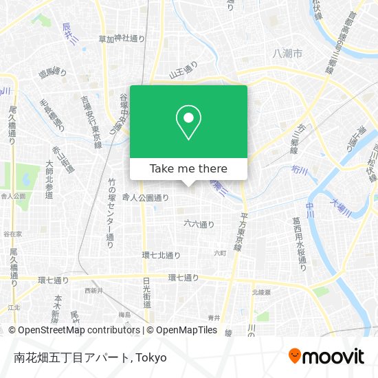南花畑五丁目アパート map