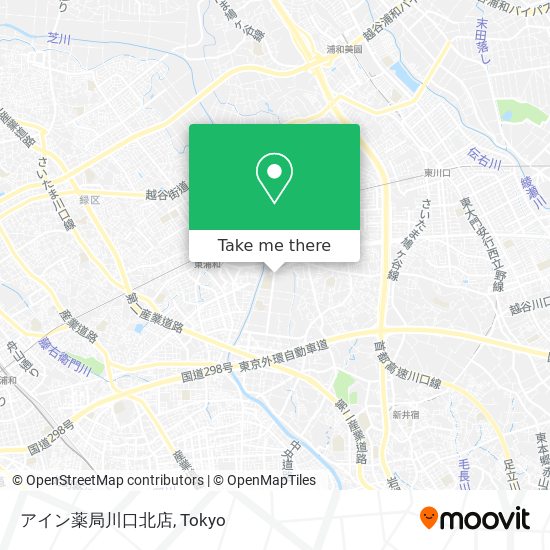 アイン薬局川口北店 map