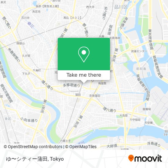 ゆ〜シティー蒲田 map