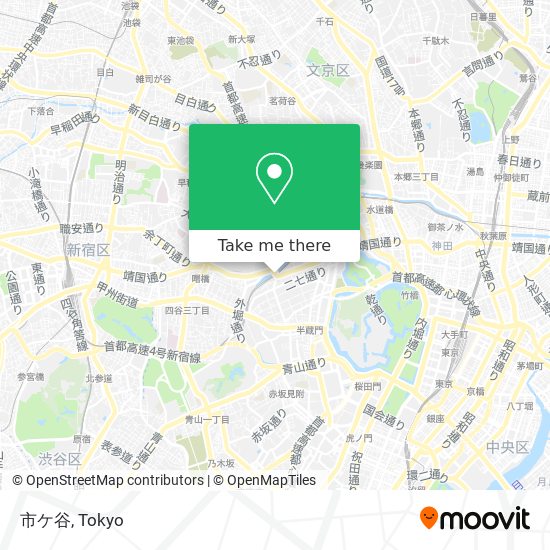 市ケ谷 map