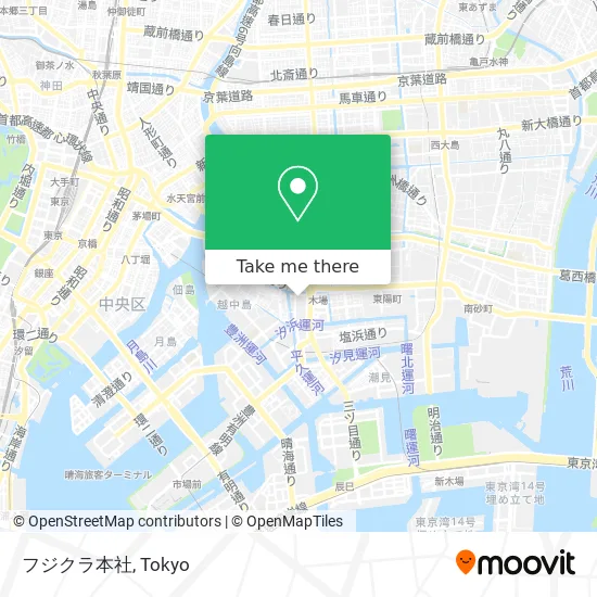 フジクラ本社 map