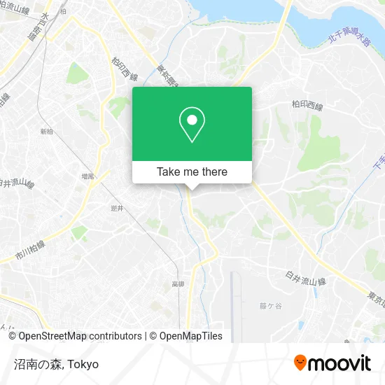 沼南の森 map