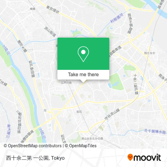 西十余二第 一公園 map