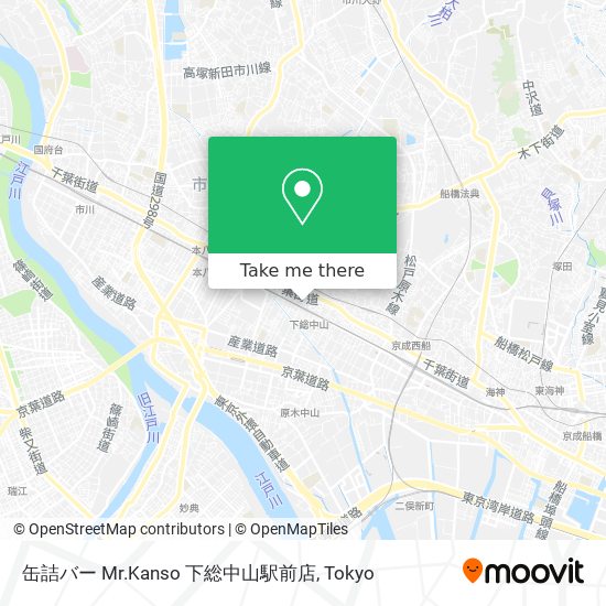 缶詰バー Mr.Kanso 下総中山駅前店 map