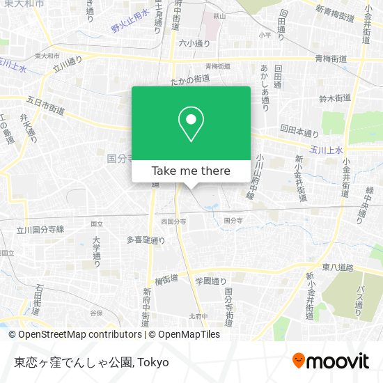東恋ヶ窪でんしゃ公園 map