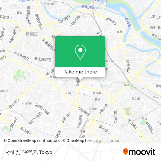 やすだ 仲宿店 map