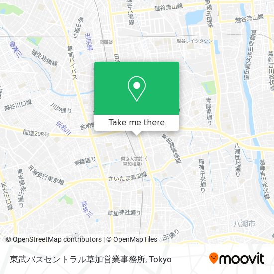 東武バスセントラル草加営業事務所 map