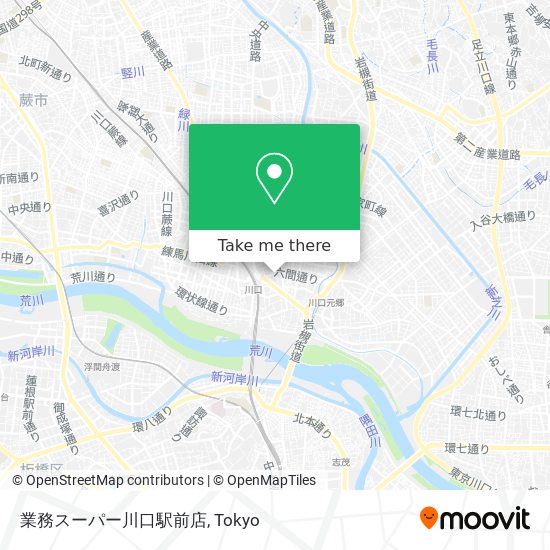 業務スーパー川口駅前店 map