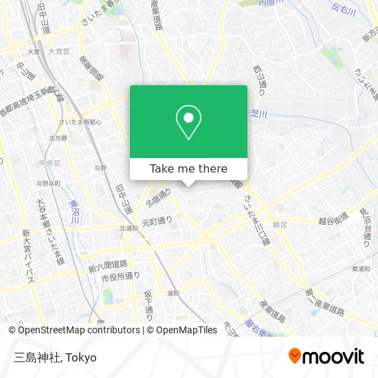 三島神社 map