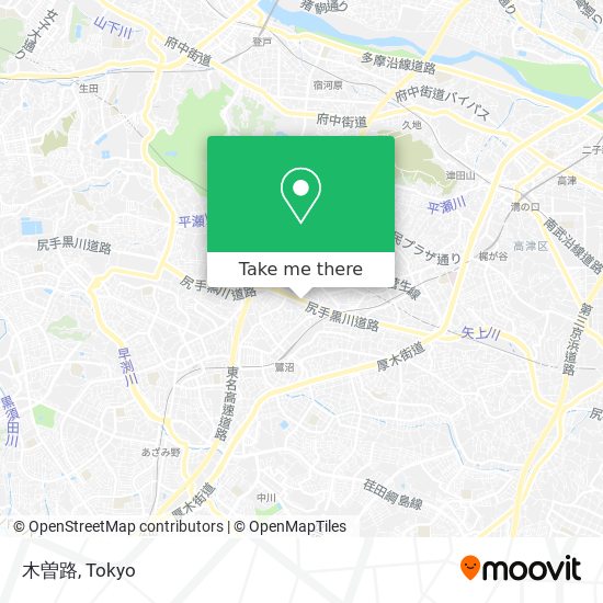 木曽路 map