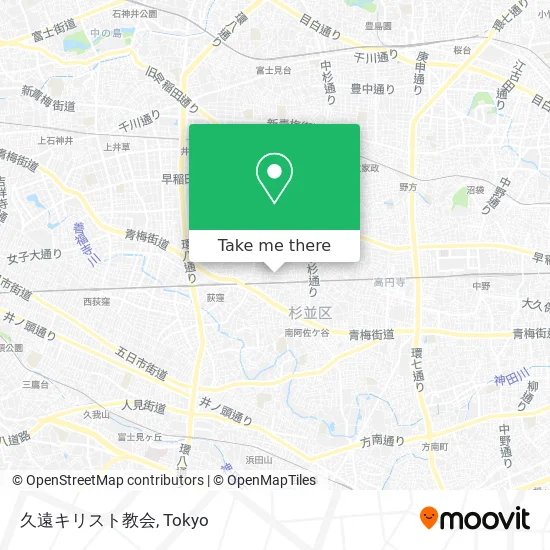 久遠キリスト教会 map