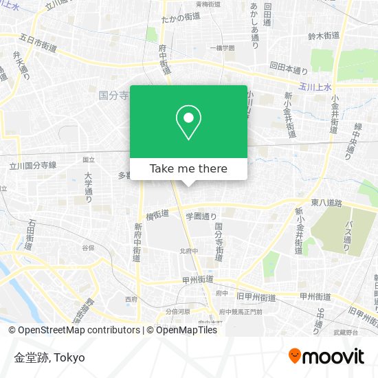 金堂跡 map