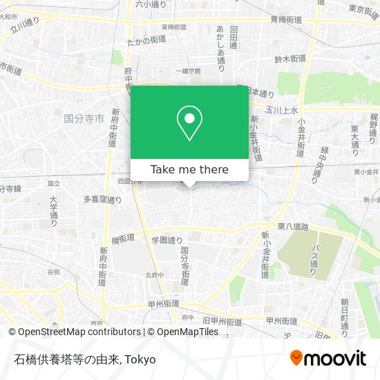 石橋供養塔等の由来 map