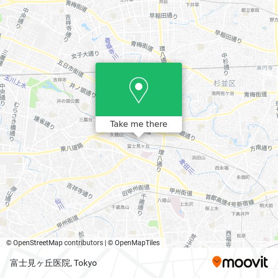富士見ヶ丘医院 map