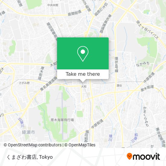 くまざわ書店 map