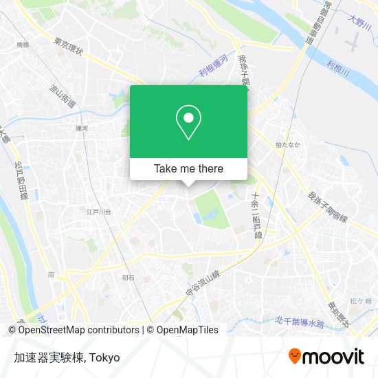 加速器実験棟 map