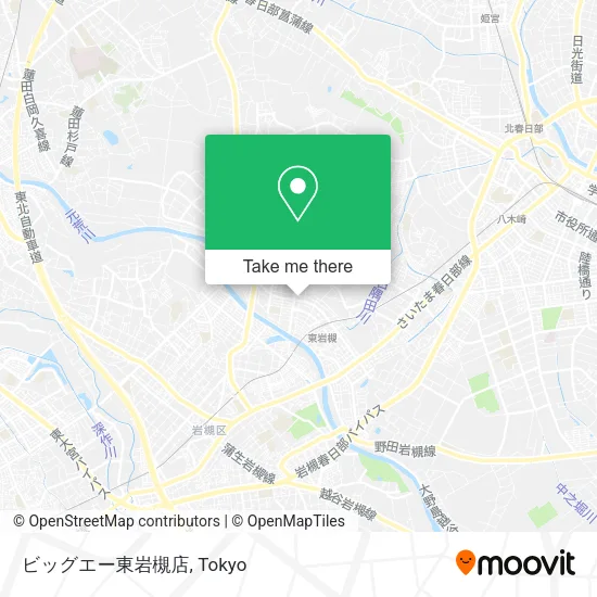 ビッグエー東岩槻店 map