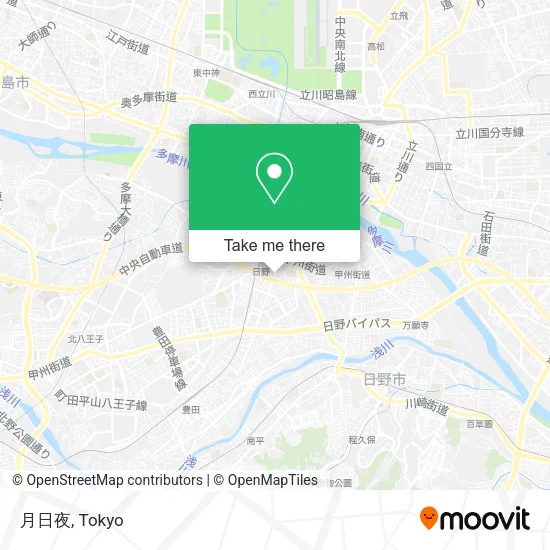月日夜 map