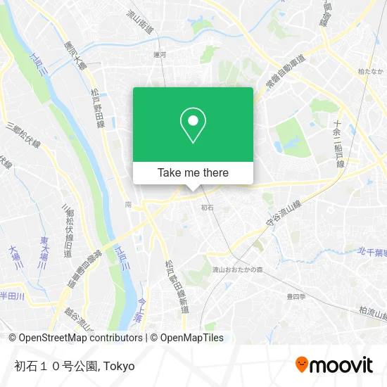 初石１０号公園 map