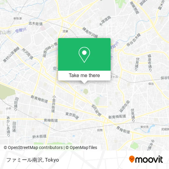 ファミール南沢 map