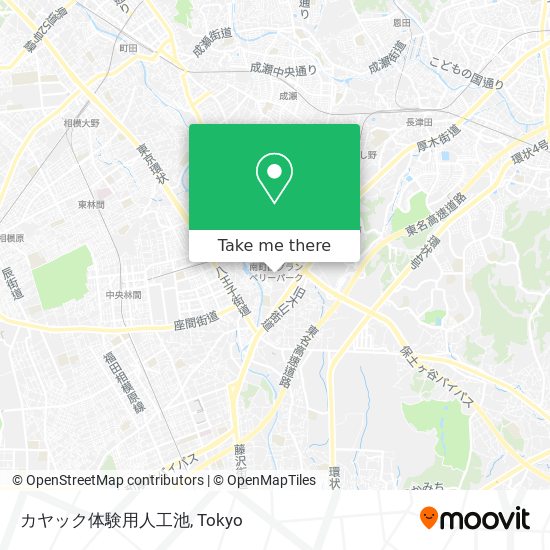 カヤック体験用人工池 map