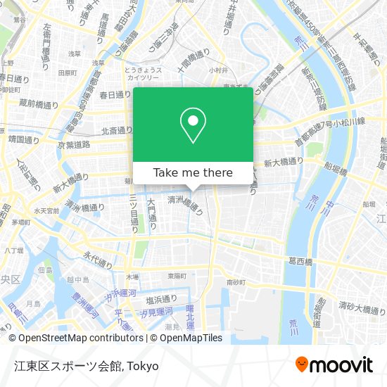 江東区スポーツ会館 map