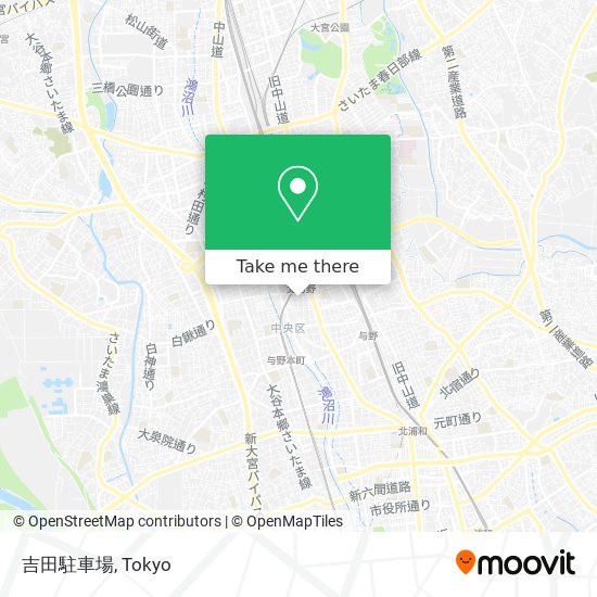 吉田駐車場 map