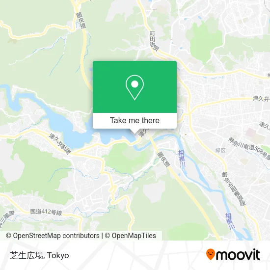 芝生広場 map
