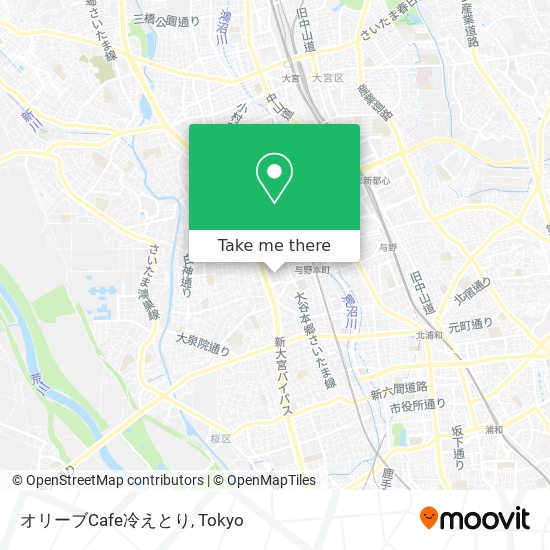 オリーブCafe冷えとり map