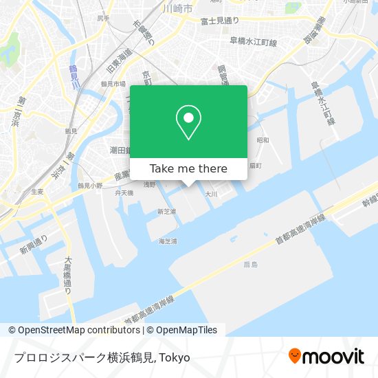 プロロジスパーク横浜鶴見 map