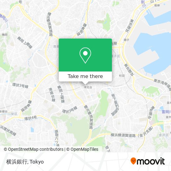 横浜銀行 map