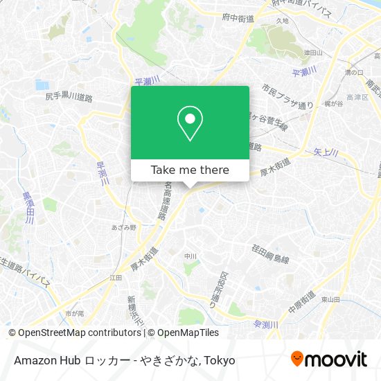 Amazon Hub ロッカー - やきざかな map