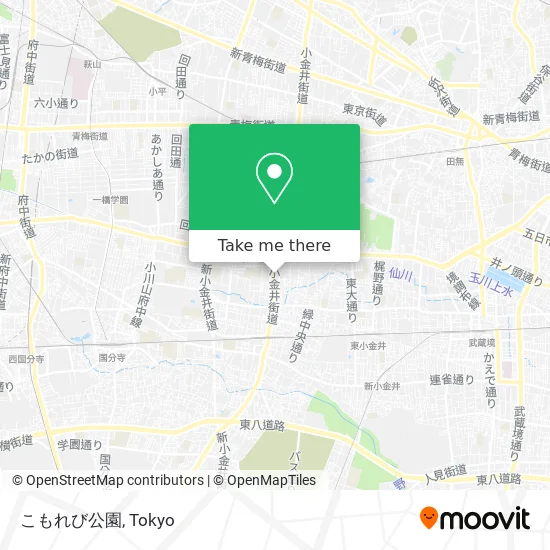 こもれび公園 map