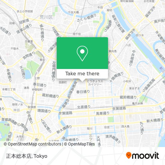 正本総本店 map